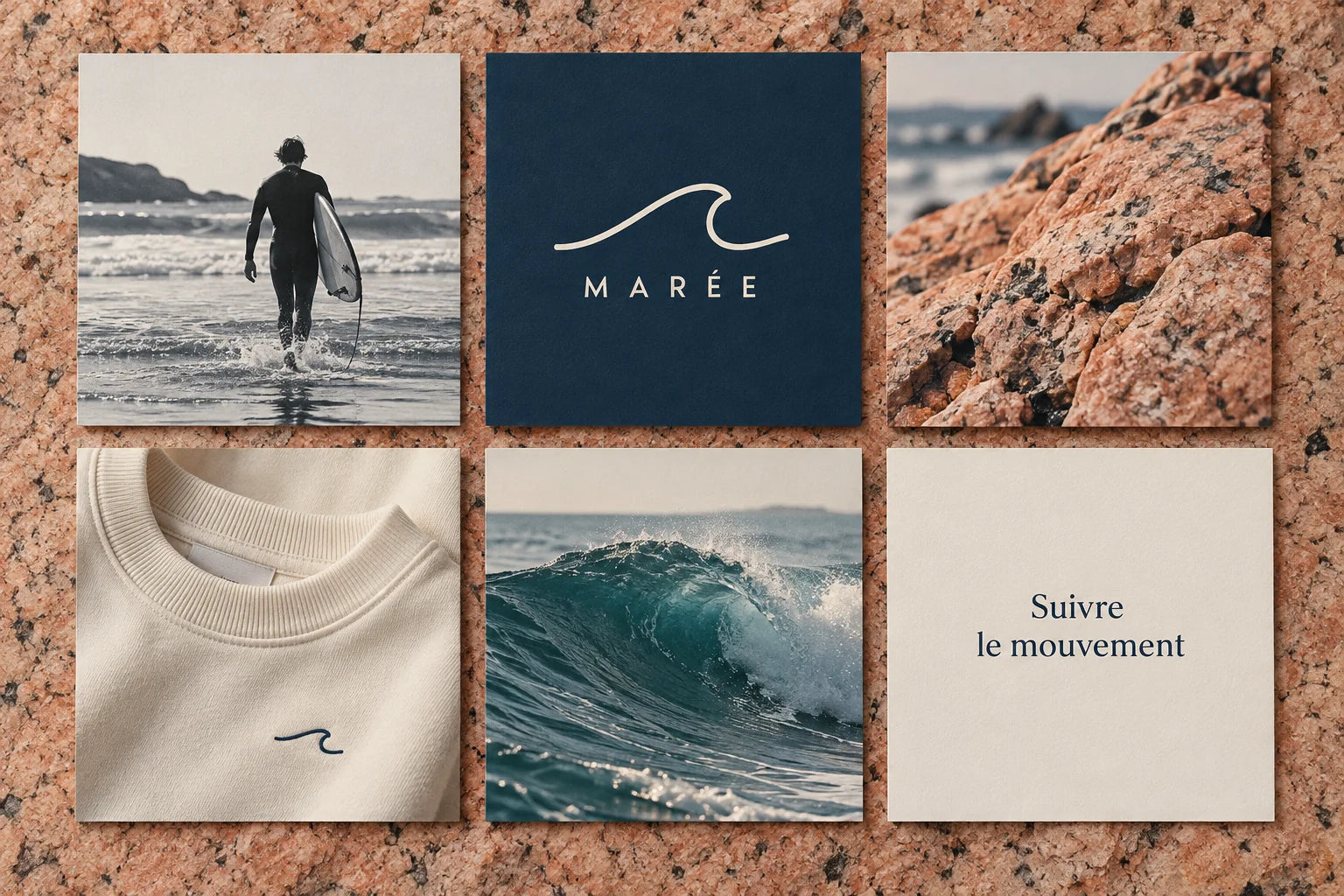 Concept de contenus Marée
