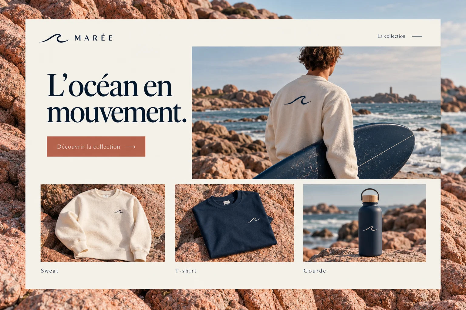 Marée — concept de boutique